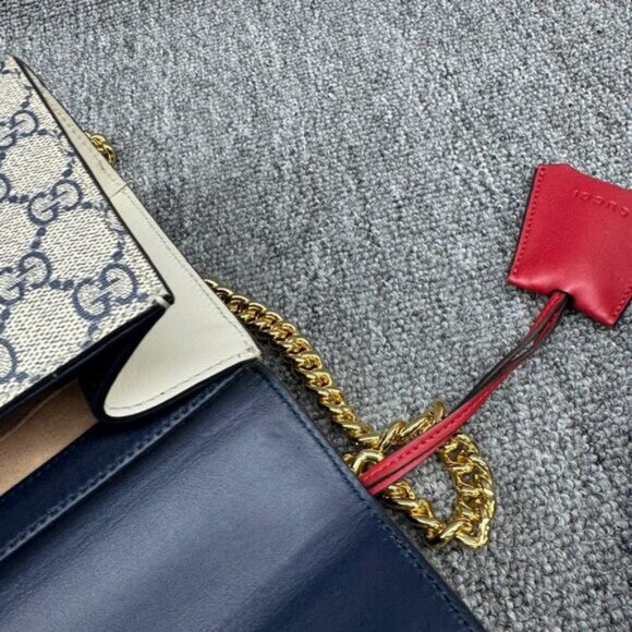 GUCCI Padlock Canvas Shoulder Bag 429-102125 - Picture 12 of 16